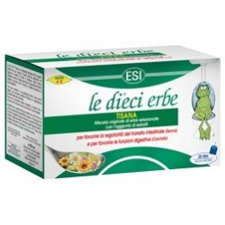Esi Le Dieci Erbe Tisana Per Favorire La Digestione 20 Filtri - Thè, tisane ed infusi naturali - 926065754 - Esi