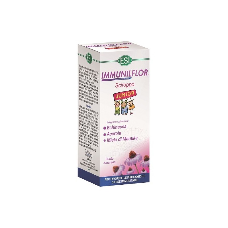 Esi Immunilflor Sciroppo Junior Per Le Difese Immunitarie 180 Ml - Integratori per difese immunitarie - 971137690 - Esi - € 9,67