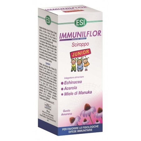 Esi Immunilflor Sciroppo Junior Per Le Difese Immunitarie 180 Ml - Integratori per difese immunitarie - 971137690 - Esi - € 9,67