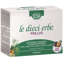 Esi Le Dieci Erbe Psillio 20 Bustine 5,6 G - Integratori per regolarità intestinale e stitichezza - 983372970 - Esi - € 6,73