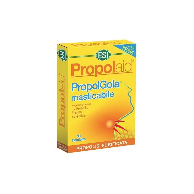 Propolaid Propolgola Miele 30 Tavolette - Integratori per difese immunitarie - 904726799 - Propolaid - € 6,57