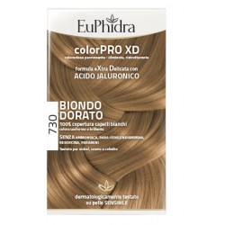 Zeta Farmaceutici Euphidra Colorpro Xd 730 Biondo Dorato Gel Colorante Capelli In Flacone + Attivante + Balsamo + Guanti - Ti...