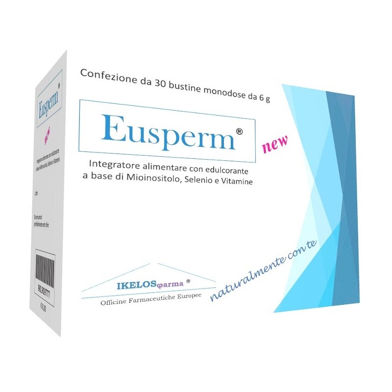 Ikelosfarma Eusperm New 30 Bustine - Integratori per concentrazione e memoria - 981909777 - Ikelosfarma - € 59,54