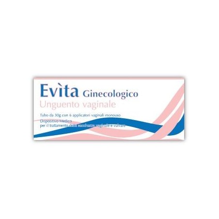 Quality Farmac Evita Ginecolog Unguento Vaginale Tubo Da 30 G + 6 Applicatori Vaginali Monouso - Lavande, ovuli e creme vagin...
