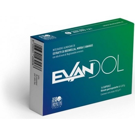 Biohealth Italia Evandol 14 Capsule - Integratori drenanti e pancia piatta - 939318489 - Biohealth Italia - € 20,29