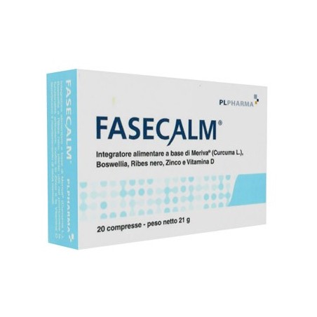 Pl Pharma Fasecalm 20 Compresse - Integratori per dolori e infiammazioni - 903439127 - Pl Pharma - € 19,47