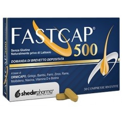 Shedir Pharma Unipersonale Fastcap 500 30 Compresse Rivestite - Integratori per pelle, capelli e unghie - 942262306 - Shedir ...