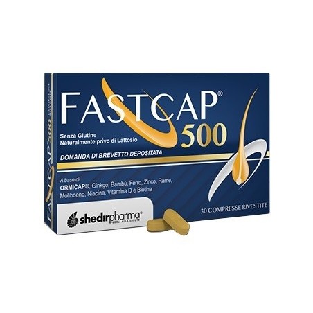 Shedir Pharma Unipersonale Fastcap 500 30 Compresse Rivestite - Integratori per pelle, capelli e unghie - 942262306 - Shedir ...