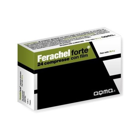 Aqma Italia Ferachel Forte 24 Compresse Filmate - Vitamine e sali minerali - 935860914 - Aqma Italia - € 17,77