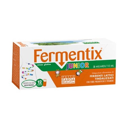 Phyto Garda Fermentix Junior 12 Flaconcini 5 Miliardi - Integratori di fermenti lattici - 921720456 - Phyto Garda - € 10,10