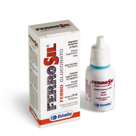 Biotrading Unipersonale Ferrosil 15 Ml - Vitamine e sali minerali - 905596146 - Biotrading Unipersonale - € 13,22