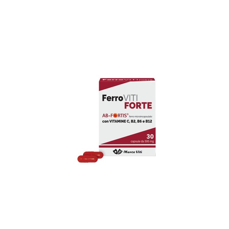 Marco Viti Farmaceutici Ferroviti Forte 30 Capsule - Vitamine e sali minerali - 941992859 - Marco Viti - € 10,91