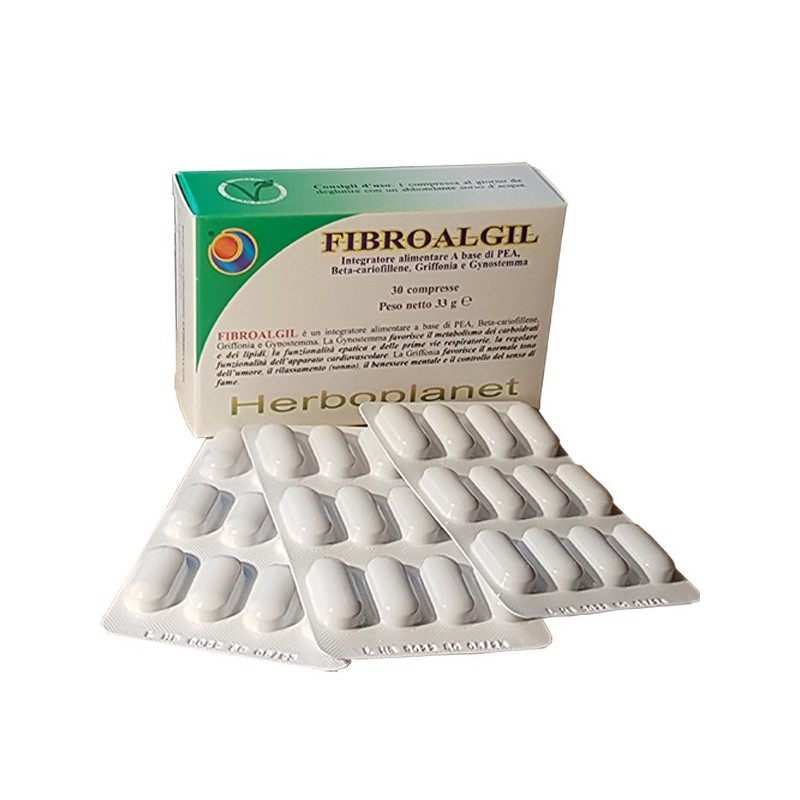 Herboplanet Fibroalgil 30 Compresse - Integratori per regolarità intestinale e stitichezza - 980628085 - Herboplanet - € 28,43