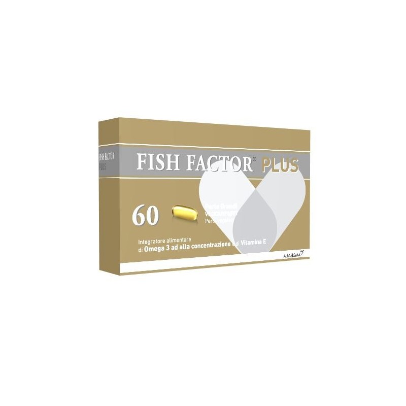 Alfasigma Fish Factor Plus 60 Perle Grandi - Circolazione e pressione sanguigna - 904699725 - Alfasigma - € 24,66