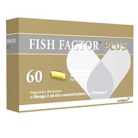 Alfasigma Fish Factor Plus 60 Perle Grandi - Circolazione e pressione sanguigna - 904699725 - Alfasigma - € 24,58