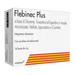 Alfasigma Flebinec Plus 14 Bustine 4 G - Circolazione e pressione sanguigna - 971676679 - Alfasigma - € 16,56