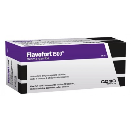 Merqurio Pharma Flavofort 1500 Crema Gambe 100 Ml - Rimedi vari - 975350481 - Merqurio Pharma - € 14,05