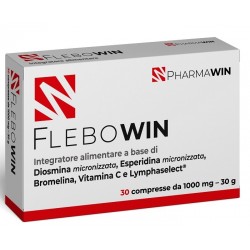 Pharmawin Flebowin 30 Compresse - Circolazione e pressione sanguigna - 982179210 - Pharmawin - € 19,15