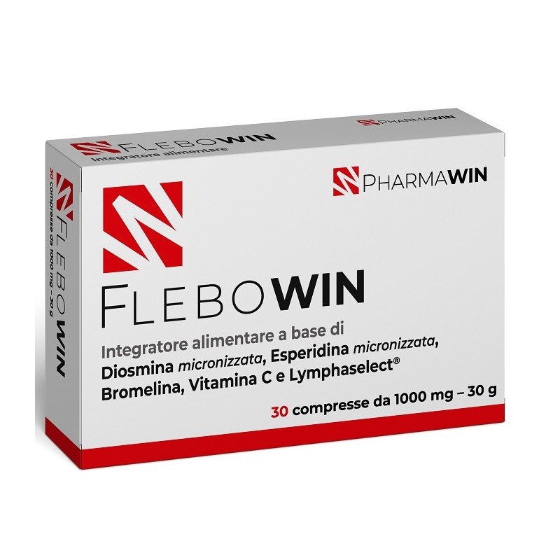 Pharmawin Flebowin 30 Compresse - Circolazione e pressione sanguigna - 982179210 - Pharmawin - € 18,77