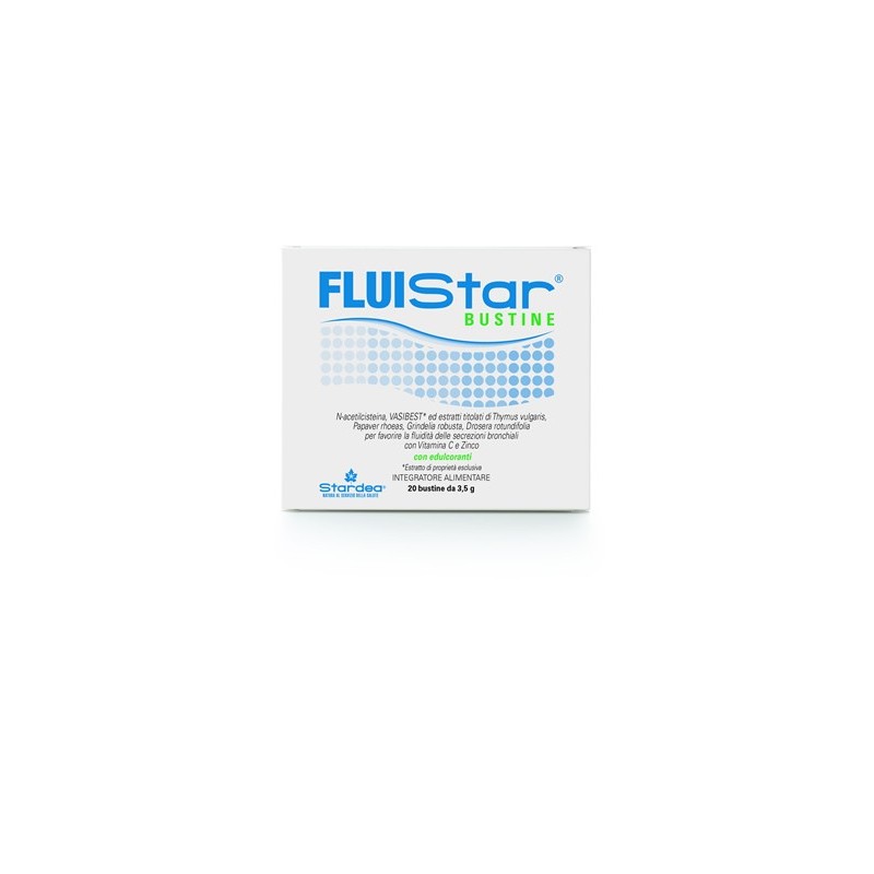 Stardea Fluistar Bustine 20 Bustine 3,5 G - Integratori per apparato respiratorio - 923208146 - Stardea - € 16,80