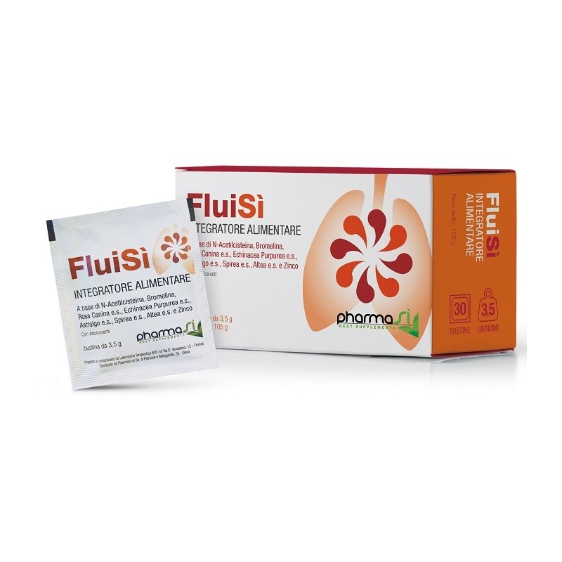 Pharmasi' Fluisi 10 Bustine - Integratori per apparato respiratorio - 944686221 - Pharmasi' - € 10,87