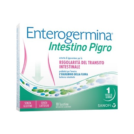 Enterogermina Intestino Pigro Integratore Alimentare 10 Bustine - Integratori di fermenti lattici - 942141108 - Enterogermina...