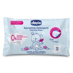 Chicco Cosmesi Salviettine Detergenti 72 Pezzi Senza Placchetta - Salviettine per bambini - 973330158 - Chicco