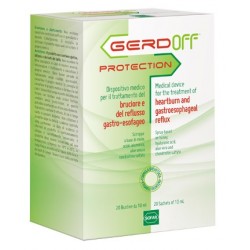 Gerdoff Protection Sciroppo per Reflusso Gastroesofageo 20 Buste - Integratori per il reflusso gastroesofageo - 978239895 - S...