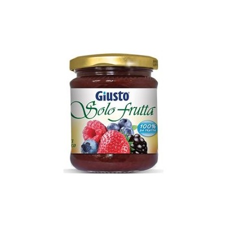 Giuliani Giusto Solo Frutta Marmellata Frutti Rossi 284 G - Sostitutivi pasto e sazianti - 901194769 - Giusto - € 4,60