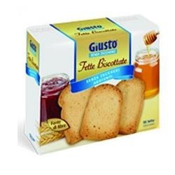 Giuliani Giusto Senza Zucchero Fette Biscottate 300 G - Sostitutivi pasto e sazianti - 902234121 - Giusto - € 4,30