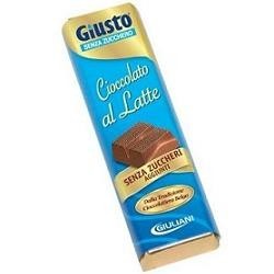 Giuliani Giusto Senza Zucchero Cioccolato Latte 42 G - Sostitutivi pasto e sazianti - 906051103 - Giuliani