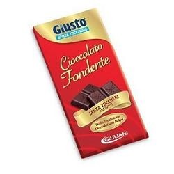 Giuliani Giusto Senza Zucchero Tavolette Cacao Fondente 85 G - Sostitutivi pasto e sazianti - 902128634 - Giuliani
