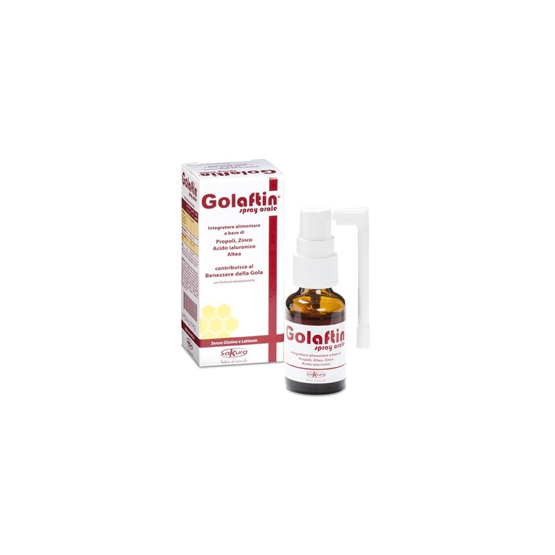 Sakura Italia Golaftin Spray 15 Ml - Integratori per mal di gola - 904417793 - Sakura Italia - € 12,04