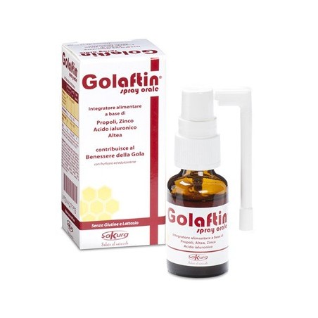 Sakura Italia Golaftin Spray 15 Ml - Integratori per mal di gola - 904417793 - Sakura Italia - € 12,04