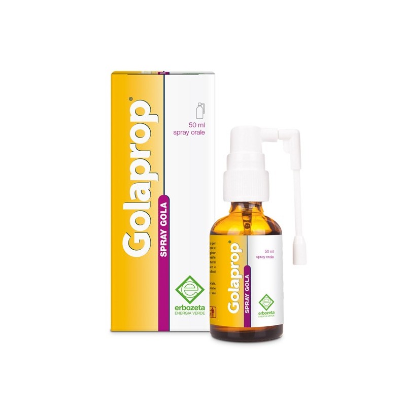 Erbozeta Golaprop Spray Gola 50 Ml - Integratori per mal di gola - 943373187 - Erbozeta - € 14,47