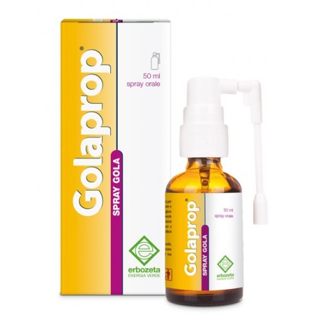 Erbozeta Golaprop Spray Gola 50 Ml - Integratori per mal di gola - 943373187 - Erbozeta - € 14,47