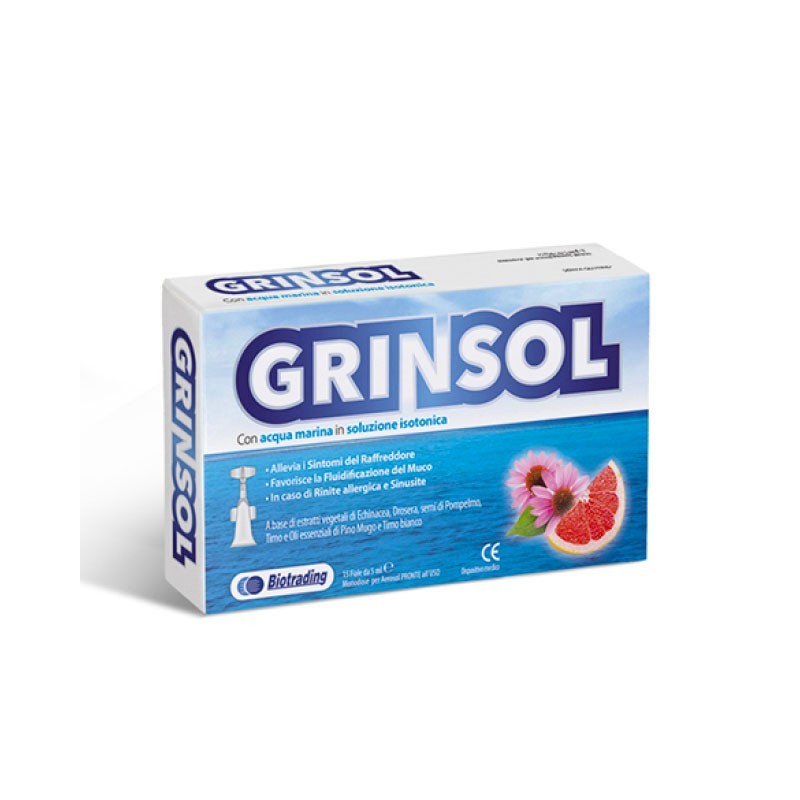 Biotrading Unipersonale Grinsol 15 Fiale X 5 Ml - Rimedi vari - 937360307 - Biotrading Unipersonale - € 15,25