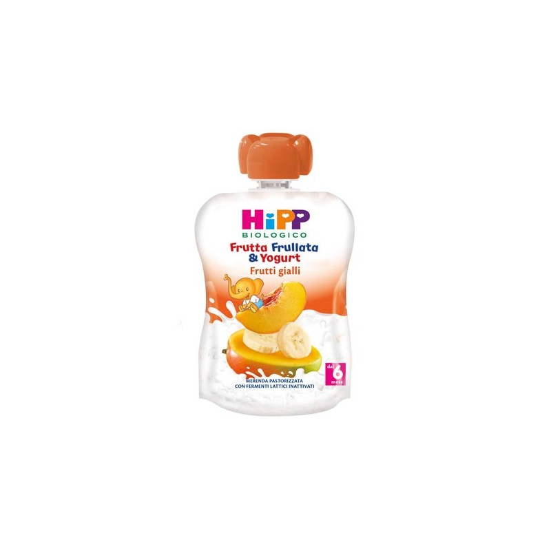 Hipp Italia Hipp Bio Frutta Frullata Yogurt Frutti Gialli 90 G - Alimentazione e integratori - 972596769 - Hipp - € 1,44