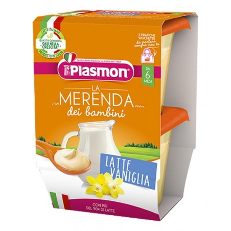 Plasmon La Merenda Dei Bambini Merende Latte Vaniglia Asettico 2 X 120 G - Biscotti e merende per bambini - 942862828 - Plasm...