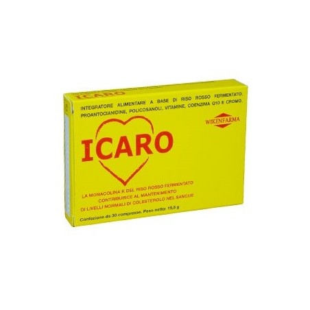 Wikenfarma Icaro 30 Compresse - Integratori per il cuore e colesterolo - 925216931 - Wikenfarma - € 20,96