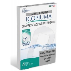 Desa Pharma Garza Compressa Icopiuma Medicata Postoperatoria 10x15 Cm 4 Pezzi - Medicazioni - 932000526 - Icopiuma - € 5,20