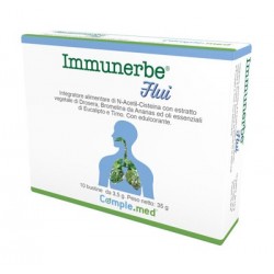 Comple. Med Immunerbe Flui 10 Bustine - Integratori per difese immunitarie - 910606553 - Comple. Med - € 14,58