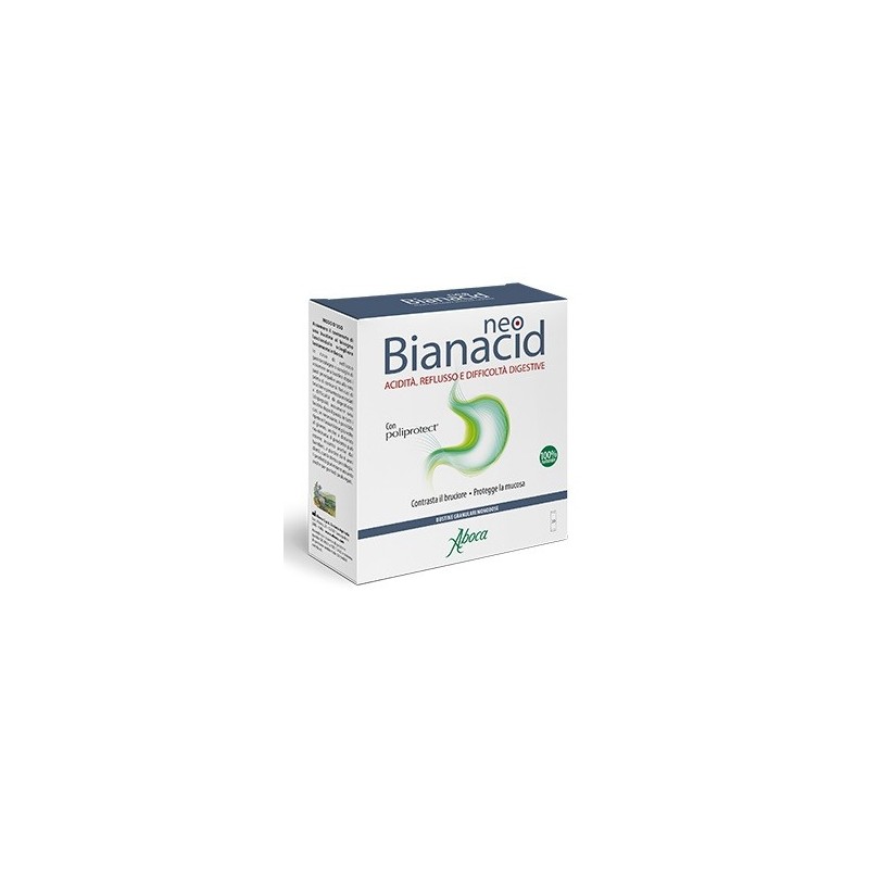 Aboca Neobianacid Per Acidità Reflusso e difficoltà Digestive 20 Bustine Monodose 1,55 G - Integratori per il reflusso gastro...