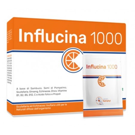 Laboratori Nutriphyt Influcina 1000 14 Bustine - Integratori per difese immunitarie - 971271616 - Laboratori Nutriphyt - € 13,94