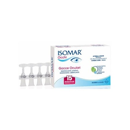 Euritalia Pharma Isomar Occhi Gocce Oculari All'acido Ialuronico 0,20% 15 Flaconcini - Gocce oculari - 903596688 - Isomar - €...