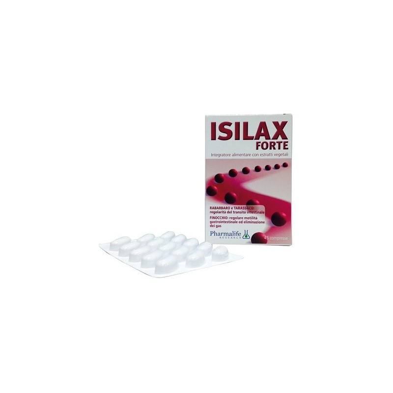 Pharmalife Research Isilax Forte 45 Compresse - Integratori per regolarità intestinale e stitichezza - 938621911 - Pharmalife...