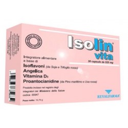 Revalfarma Isolin Vita 30 Capsule - Integratori per ciclo mestruale e menopausa - 971484290 - Revalfarma - € 16,59