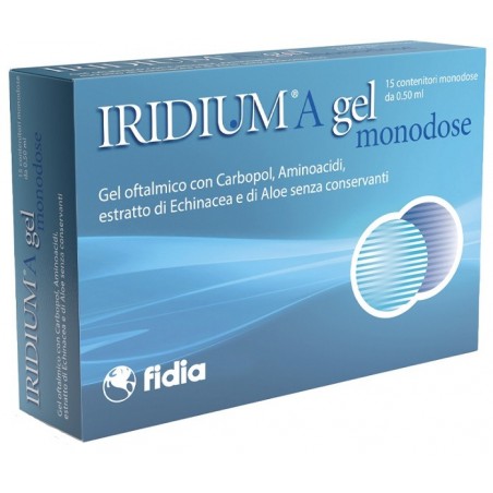 Iridium A Gel Oftalmico 15 Monodose - Gocce oculari - 972472361 - Fidia Farmaceutici - € 15,16