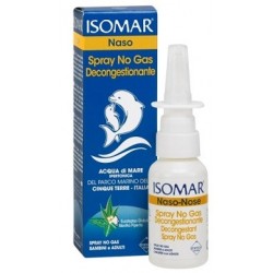 Isomar Acqua Marina Ipertonica Spray Nasale Decongestionante 30 Ml - Soluzioni Ipertoniche - 924177633 - Isomar - € 6,58