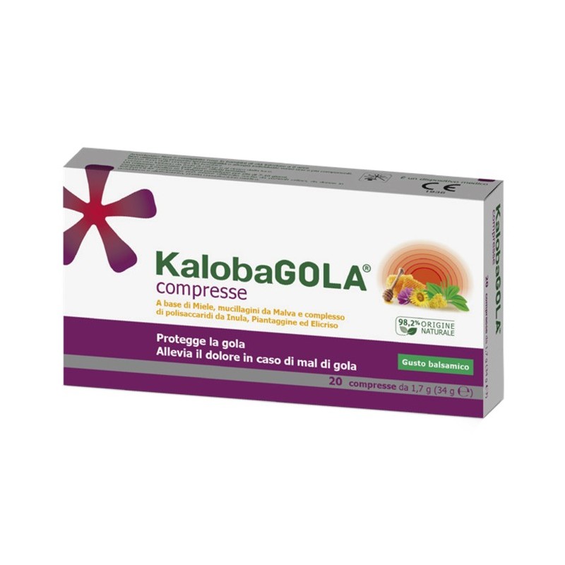 Schwabe Pharma Italia Kalobagola 20 Compresse Balsamico - Integratori per mal di gola - 944881465 - Schwabe Pharma Italia - €...